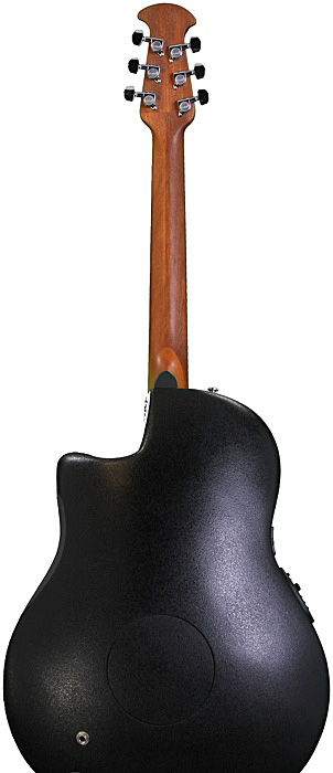 Ovation Ce44-5 Celebrity Elite Mid Cutaway Noir - Black - Elektroakustische Gitarre - Variation 2