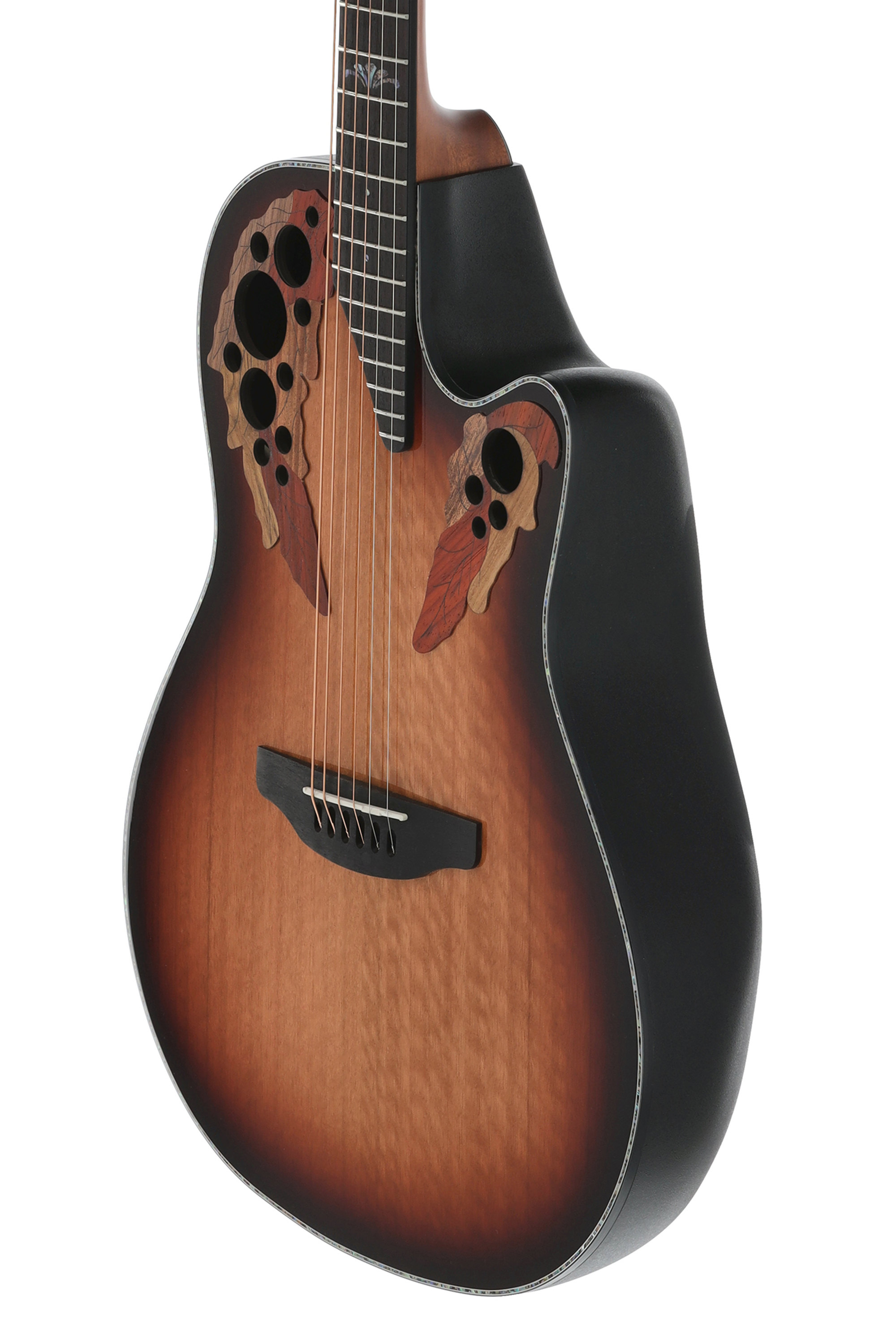 Ovation Ce44p-fle-g Guitare Électro-acoustique Celebrity Elite Plus Mid Cutaway Sunburst - Sunburst - Elektroakustische Gitarre - Variation 4