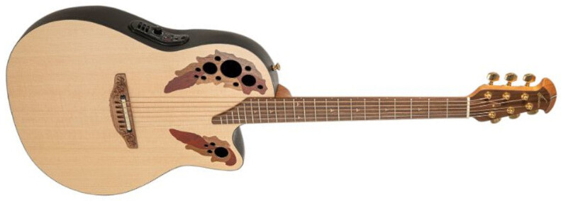 Ovation 1768-4s-g Pro Series Elite Usa Epicea Wal - Natural - Folk-Gitarre - Main picture