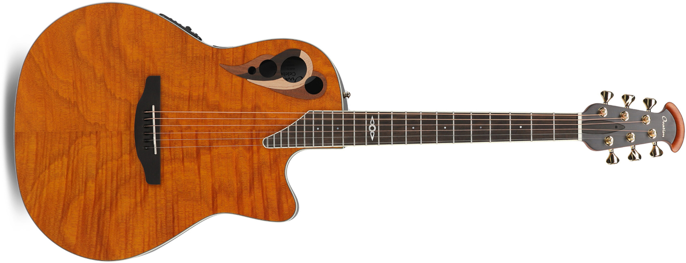 Ovation Celebrity Elite Deluxe Plus Ltd 2026 Quilted - Natural - Folk-Gitarre - Main picture