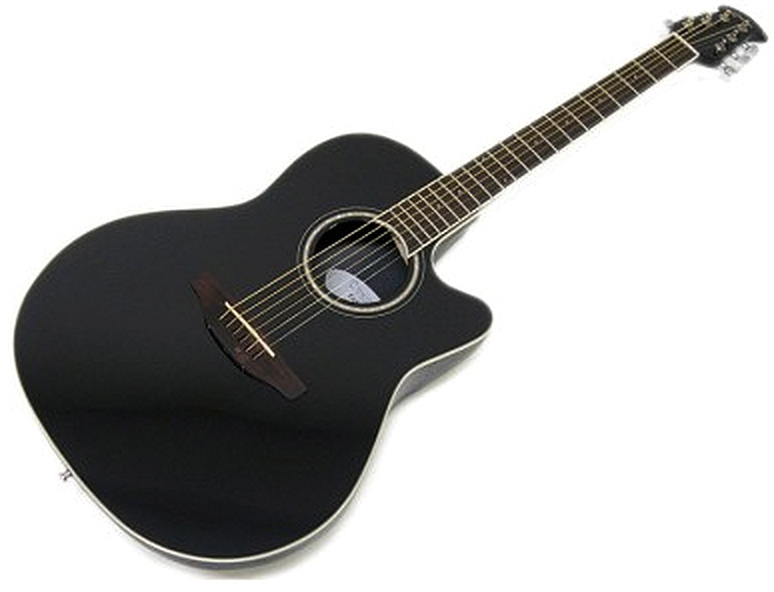 Ovation Cs24-5 Celebrity Standard Mid Depth Cw Epicea Lyrachord - Black - Elektroakustische Gitarre - Variation 2