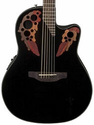 Folk-gitarre Ovation CE44-5-G Celebrity Elite - Black