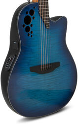 Folk-gitarre Ovation CE44P-BLFL-G Celebrity Elite Plus - Blue flamed maple