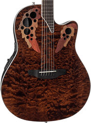 Folk-gitarre Ovation CE48P-TGE-G Celebrity Elite Exotic - Natural
