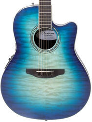 Folk-gitarre Ovation CS28P-RG-G Celebrity Tradition - Caribbean blue