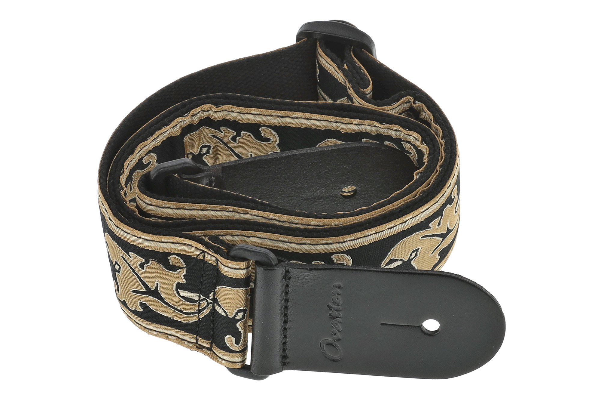 Ovation Sangle Guitare Signature Nylon Retro Gold - Gitarrengurt - Variation 3