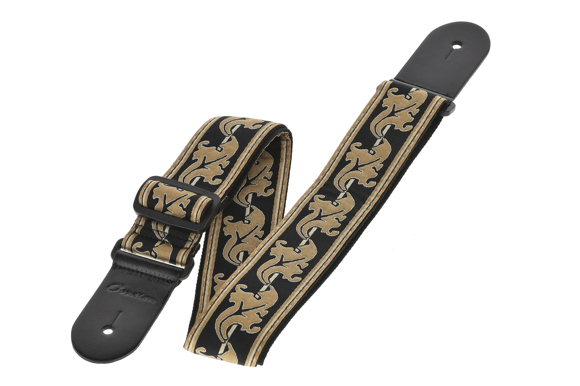 Ovation Sangle Guitare Signature Nylon Retro Gold - Gitarrengurt - Variation 4