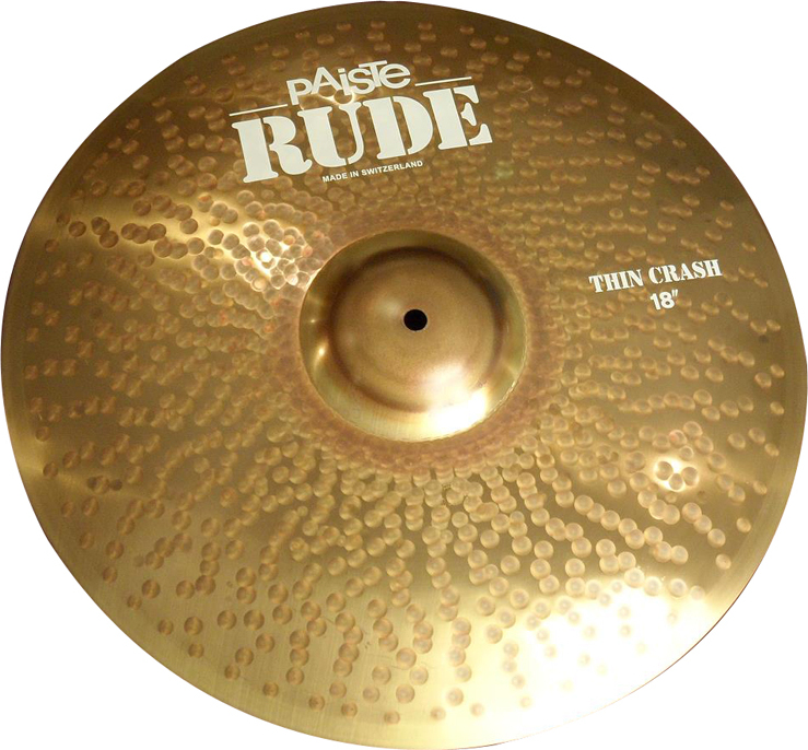 Paiste Rude   Crash Thin 16 - 16 Pouces - Crash Becken - Main picture