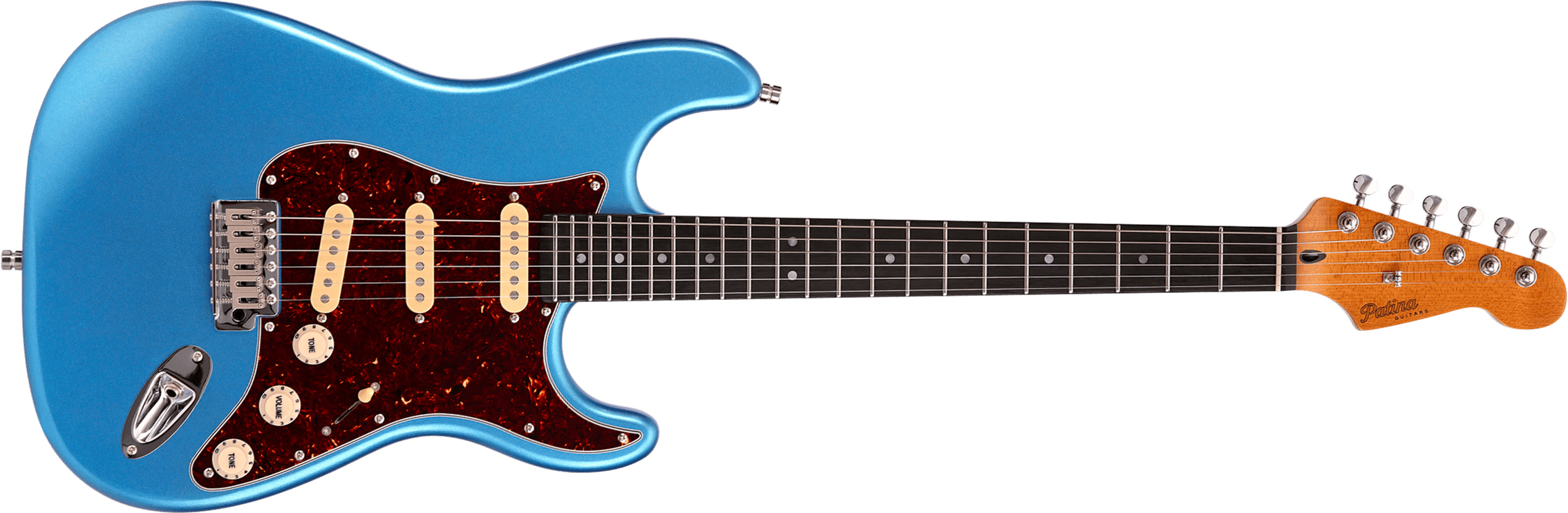 Patina Guitars Ps3 Lpb 3s Trem Rw - Lake Placid Blue - E-Gitarre in Str-Form - Main picture