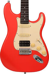 E-gitarre in str-form Patina guitars PS-4 FRD - Fiesta red