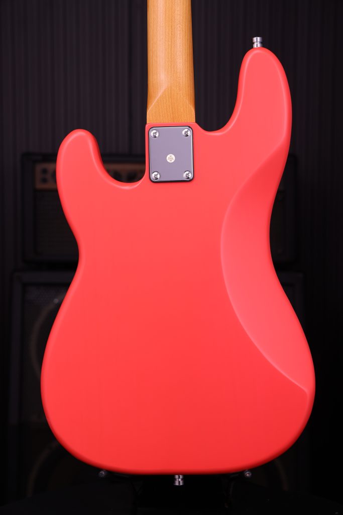 Patina Guitars Ppb3 Frd 1s Ht Rw - Fiesta Red - Solidbody E-bass - Variation 3