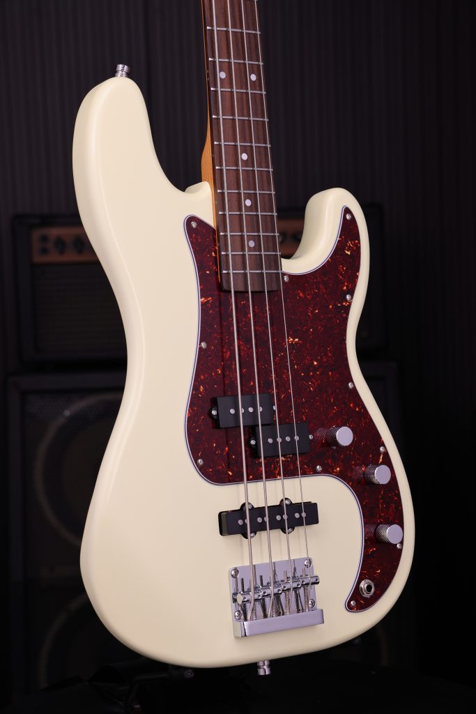 Patina Guitars Ppb3 Ow 1s Ht Rw - Olympic White - Solidbody E-bass - Variation 2