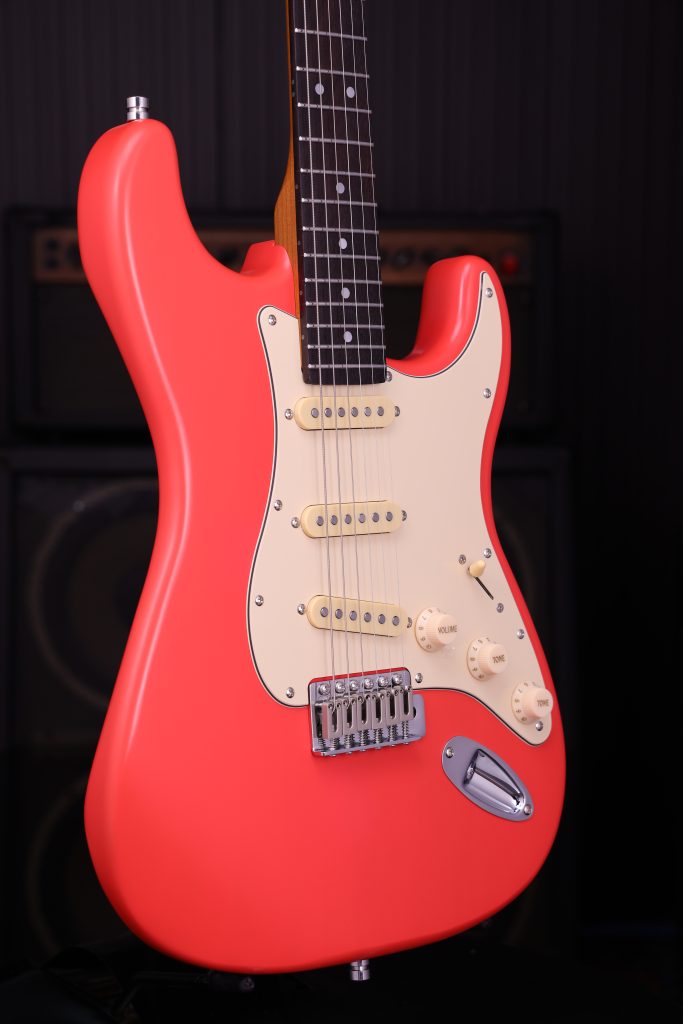 Patina Guitars Ps3 Frd 3s Trem Rw - Fiesta Red - E-Gitarre in Str-Form - Variation 2