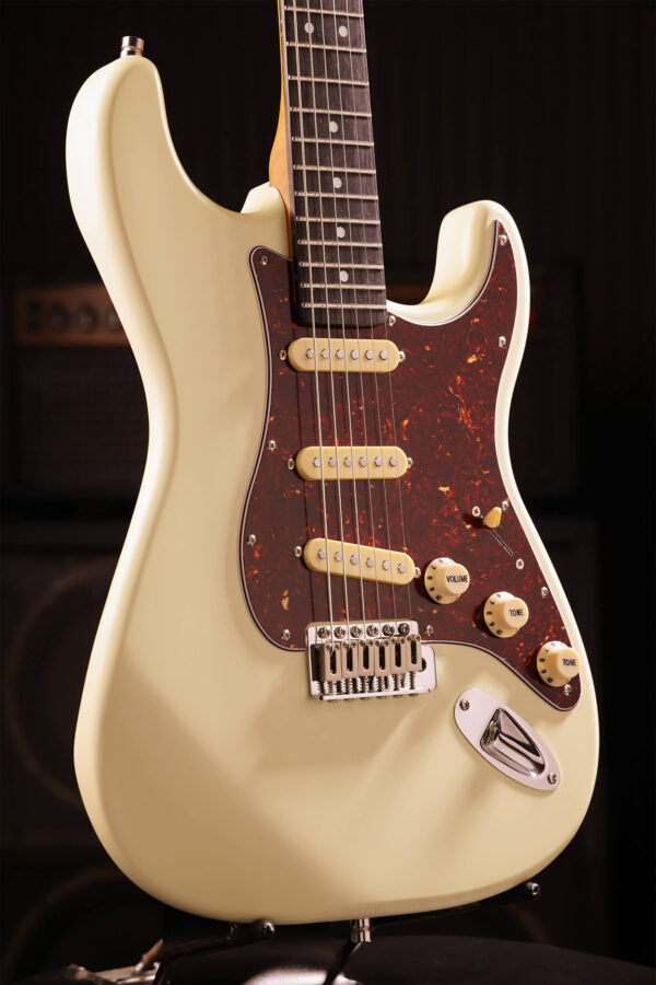 Patina Guitars Ps3 Ow 3s Trem Rw - Olympic White - E-Gitarre in Str-Form - Variation 2