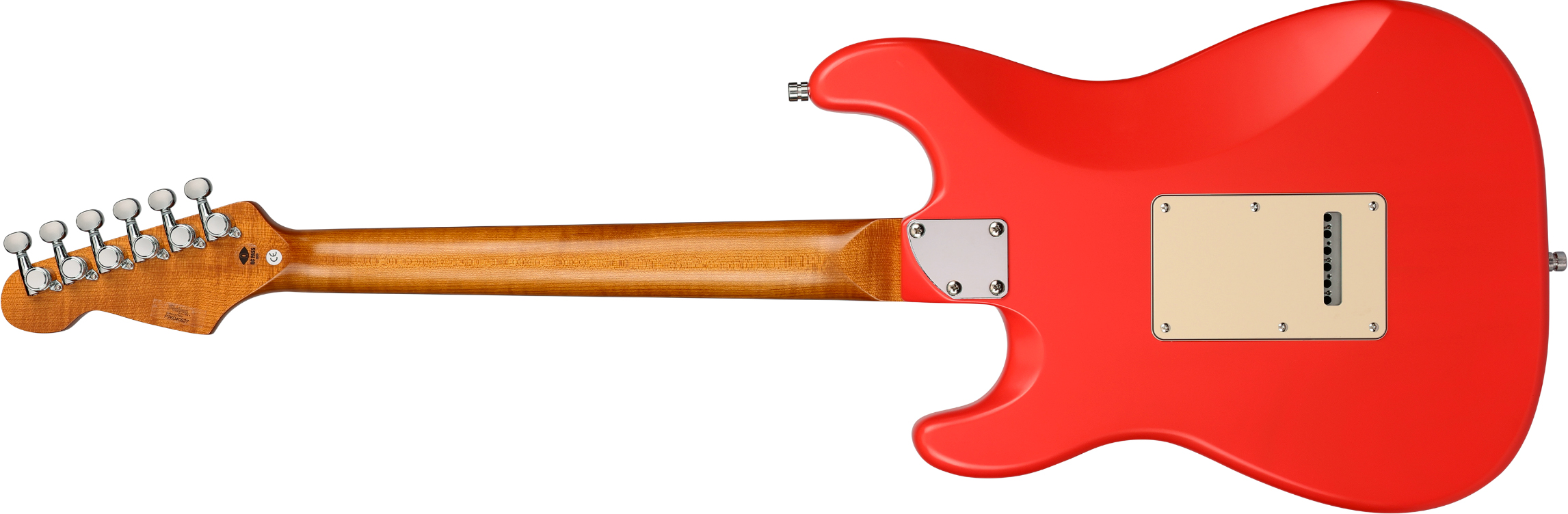 Patina Guitars Ps4 Frd Hss Trem Rw - Fiesta Red - E-Gitarre in Str-Form - Variation 1