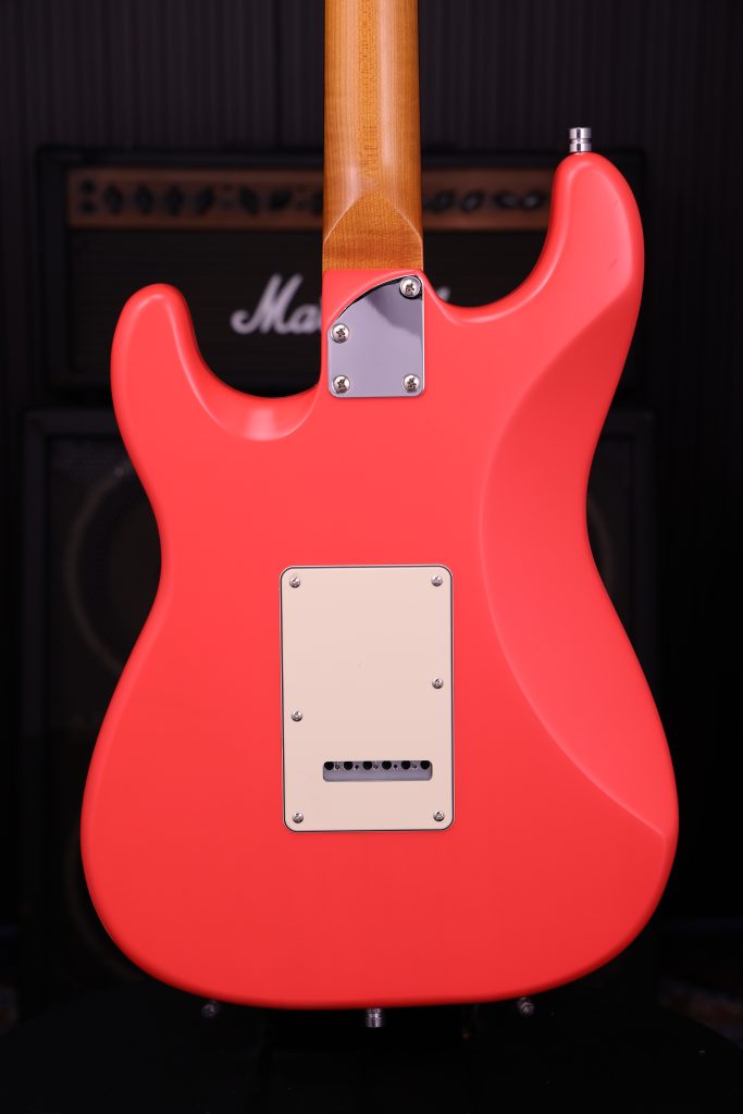 Patina Guitars Ps4 Frd Hss Trem Rw - Fiesta Red - E-Gitarre in Str-Form - Variation 3