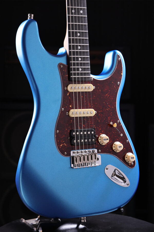 Patina Guitars Ps4 Lpb Hss Trem Rw - Lake Placid Blue - E-Gitarre in Str-Form - Variation 2