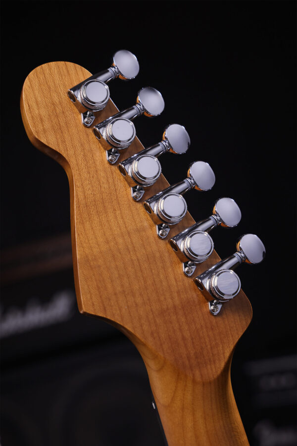 Patina Guitars Ps6 Lpb R 3s Trem Rw - Lake Placid Blue Relic - E-Gitarre in Str-Form - Variation 4