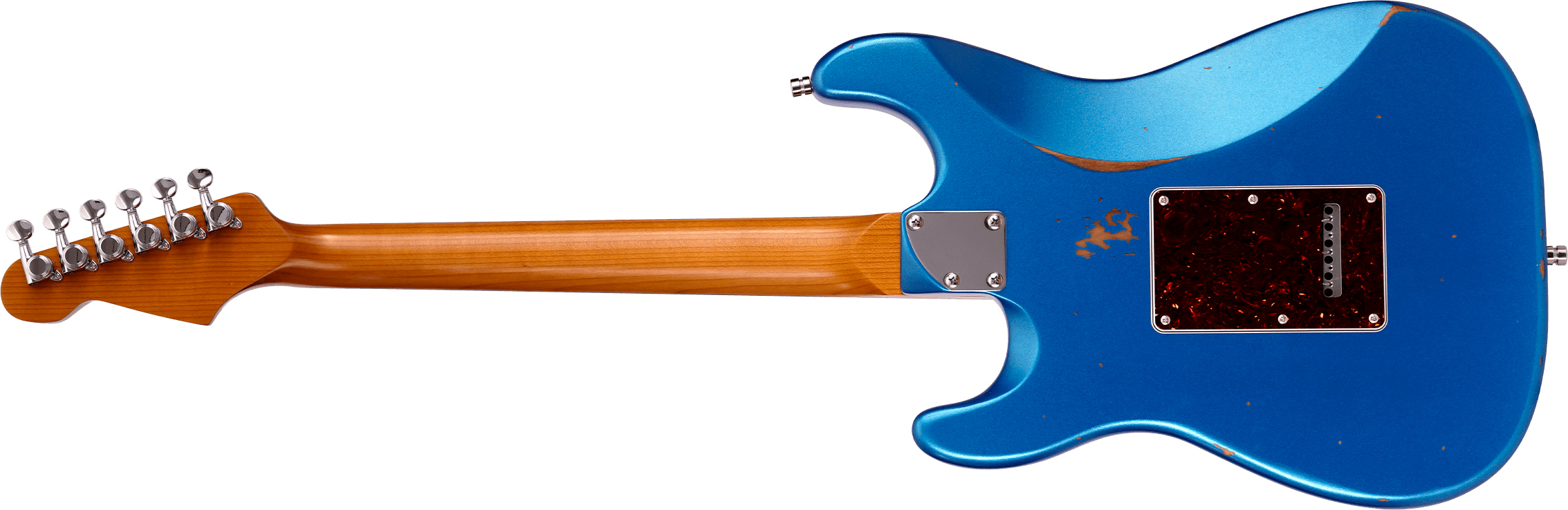 Patina Guitars Ps7 Lpb R Hss Trem Rw - Lake Placid Blue - E-Gitarre in Str-Form - Variation 1