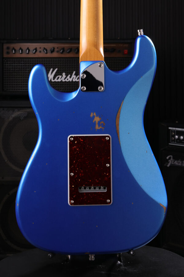 Patina Guitars Ps7 Lpb R Hss Trem Rw - Lake Placid Blue - E-Gitarre in Str-Form - Variation 3