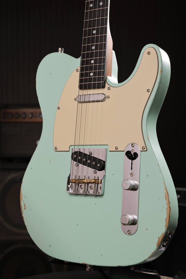 Patina Guitars Pt6 Sfg R 2s Ht Rw - Seafoam Green - E-Gitarre in Teleform - Variation 2