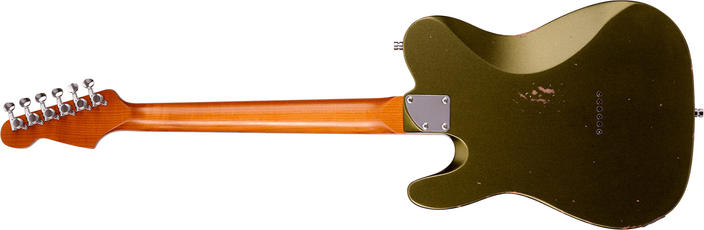 Patina Guitars Pt6 Sgr R 2s Ht Rw - Sherwood Green Relic - E-Gitarre in Teleform - Variation 1