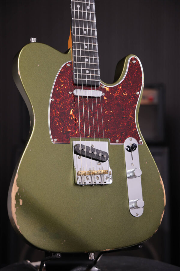Patina Guitars Pt6 Sgr R 2s Ht Rw - Sherwood Green Relic - E-Gitarre in Teleform - Variation 2