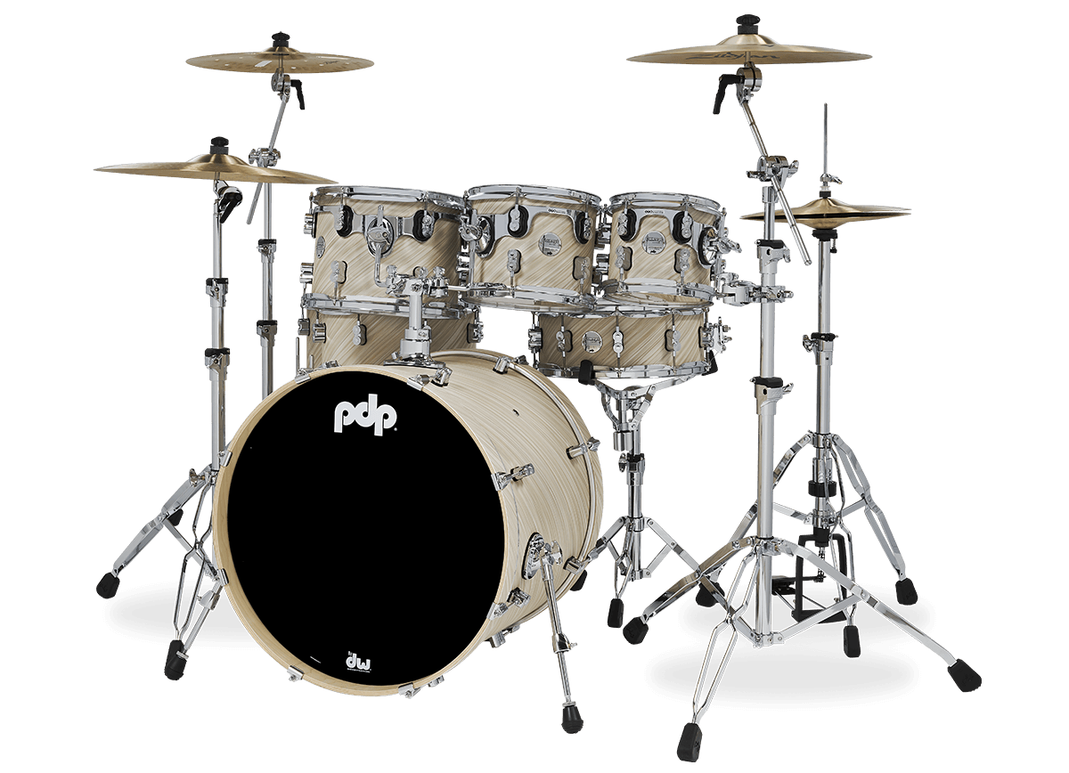 Pdp Pdcm2217ti Shellset Concept Maple - 6 FÛts Et + - Twisted Ivory - Standard Akustik Schlagzeug - Variation 2