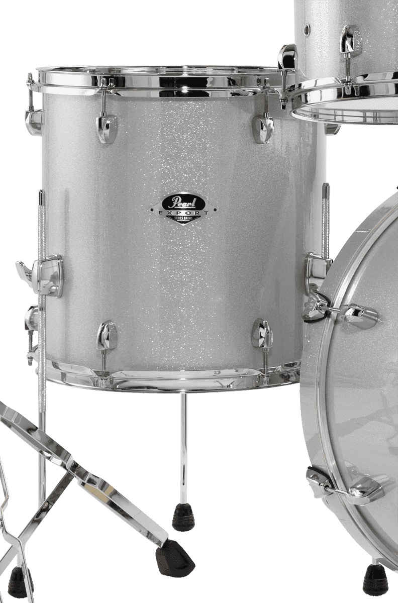 Tom Pearl Export Floor Tom 16"x16" artic sparkle weiß