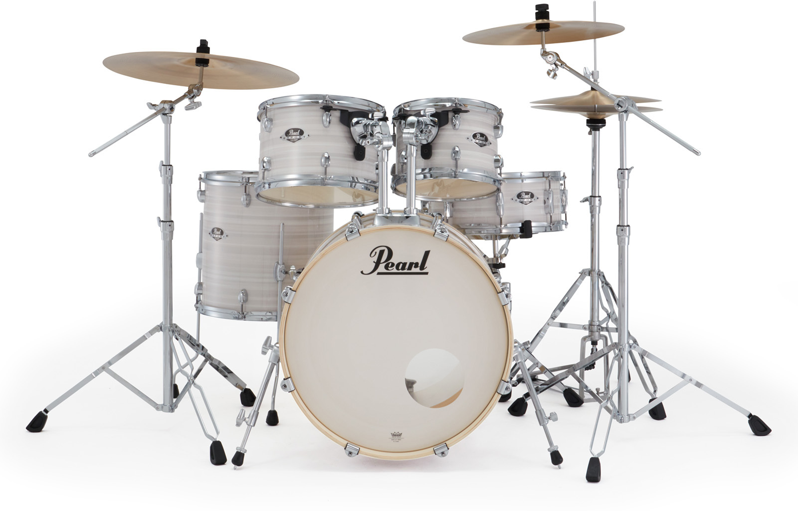 Pearl Export Fusion 20'' - 5 FÛts - Slipstream White - Akustik Schlagzeug Fusion - Main picture