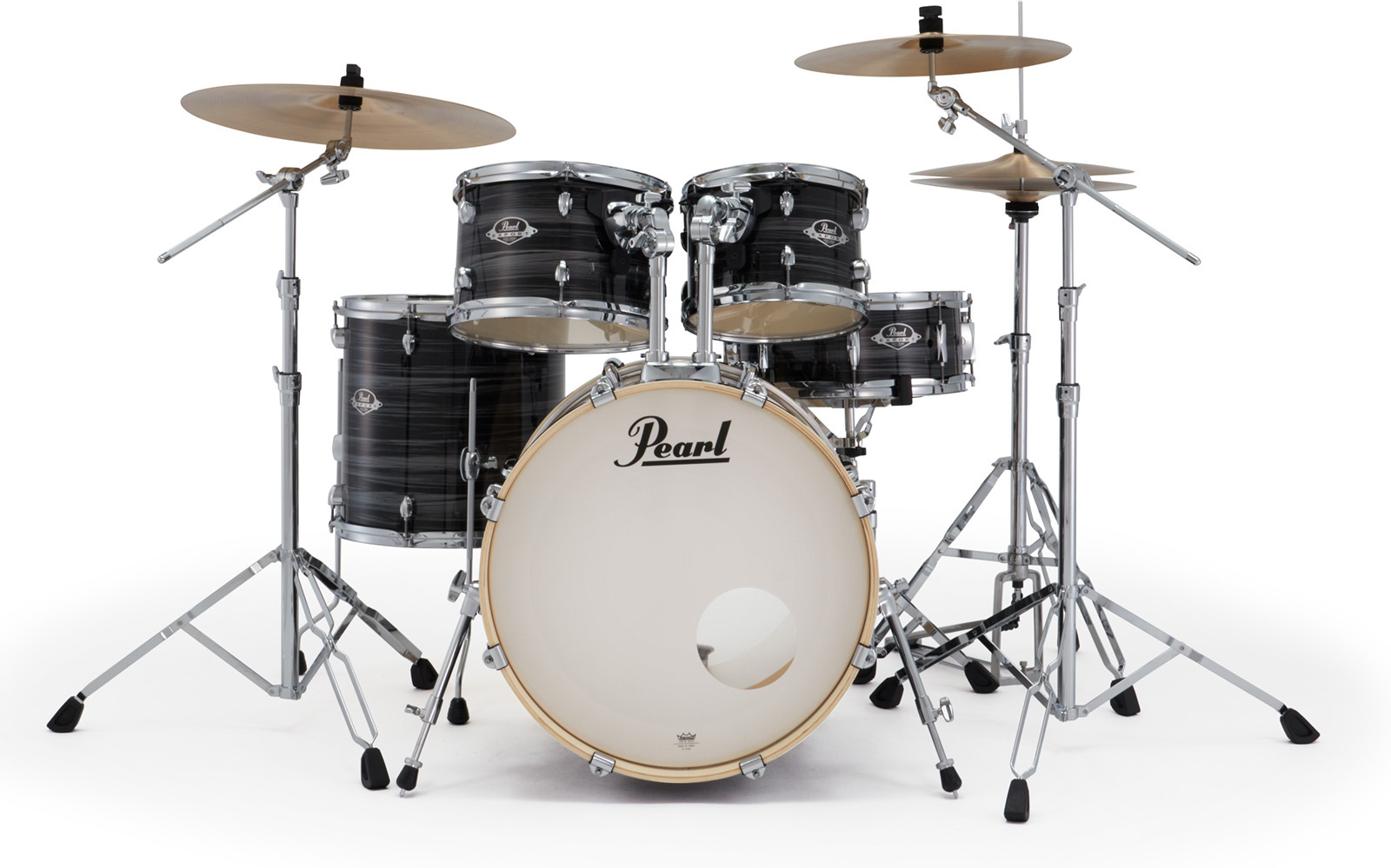 Pearl Export Fusion 20'' - 5 FÛts - Graphite Silver Twist - Akustik Schlagzeug Fusion - Main picture