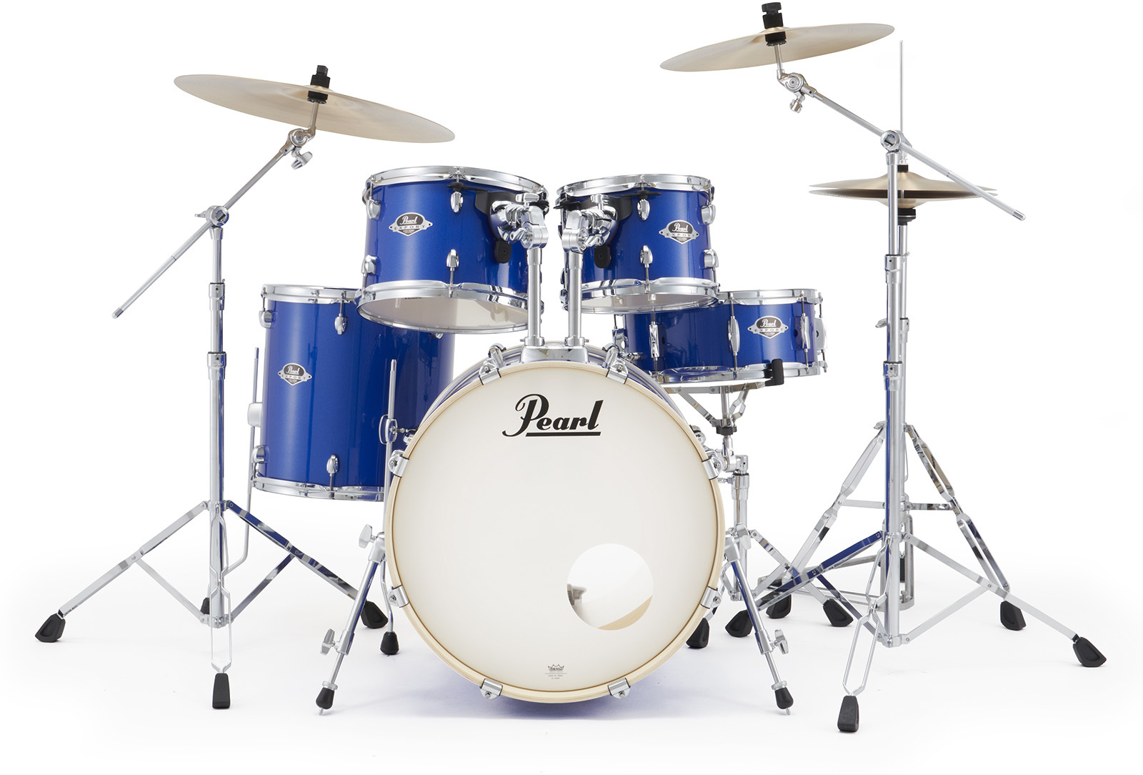 Pearl Exx705nbrc-863 Export Fusion 20 - Midnight Blue - Akustik Schlagzeug Fusion - Main picture