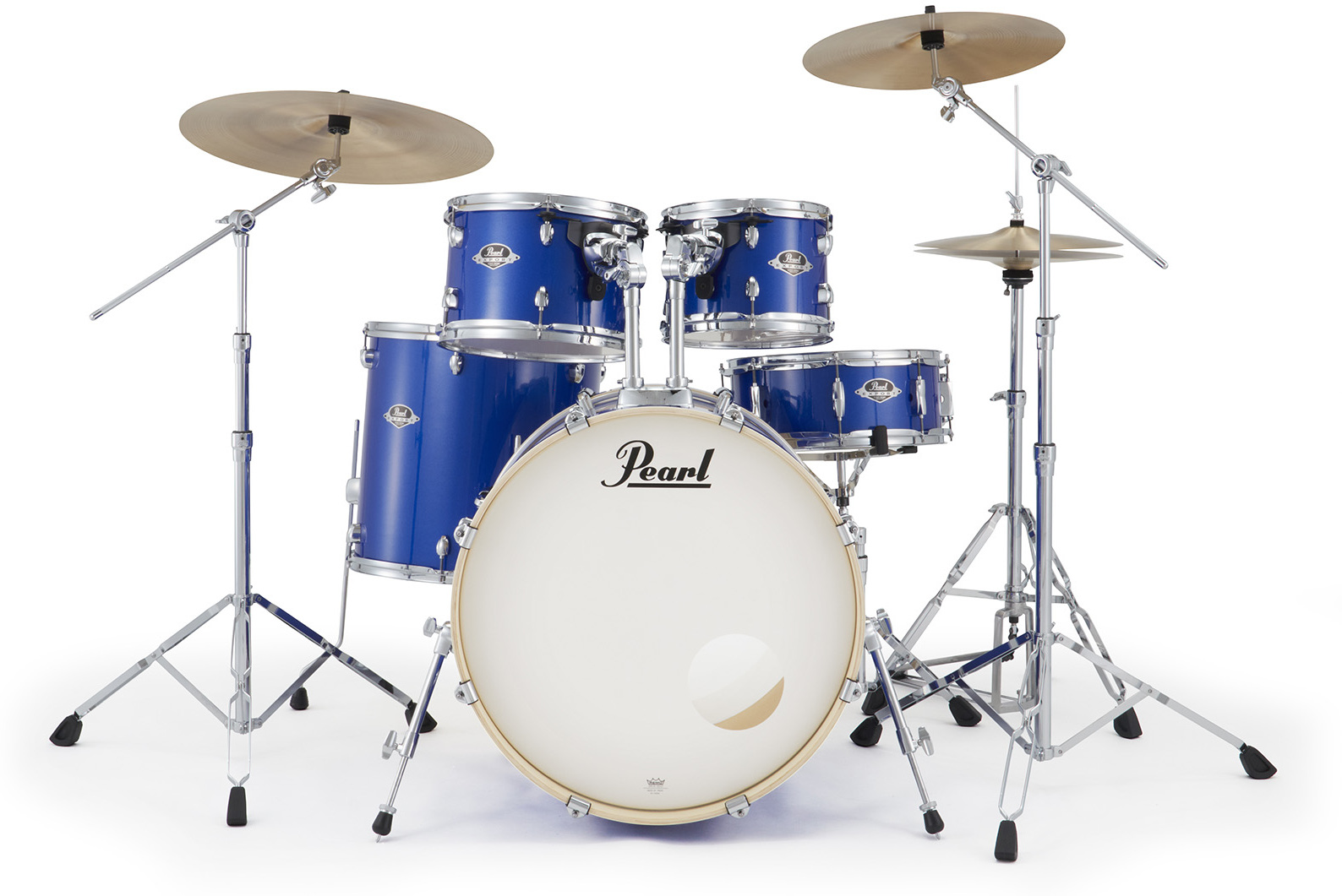 Pearl Exx725sbrc-863 Export Rock 22 - Midnight Blue - Akustik Schlagzeug Rock - Main picture