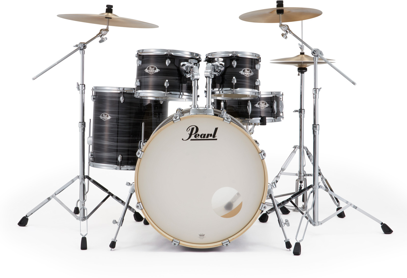 Pearl Export Rock 22'' - 5 FÛts - Graphite Silver Twist - Akustik Schlagzeug Fusion - Main picture