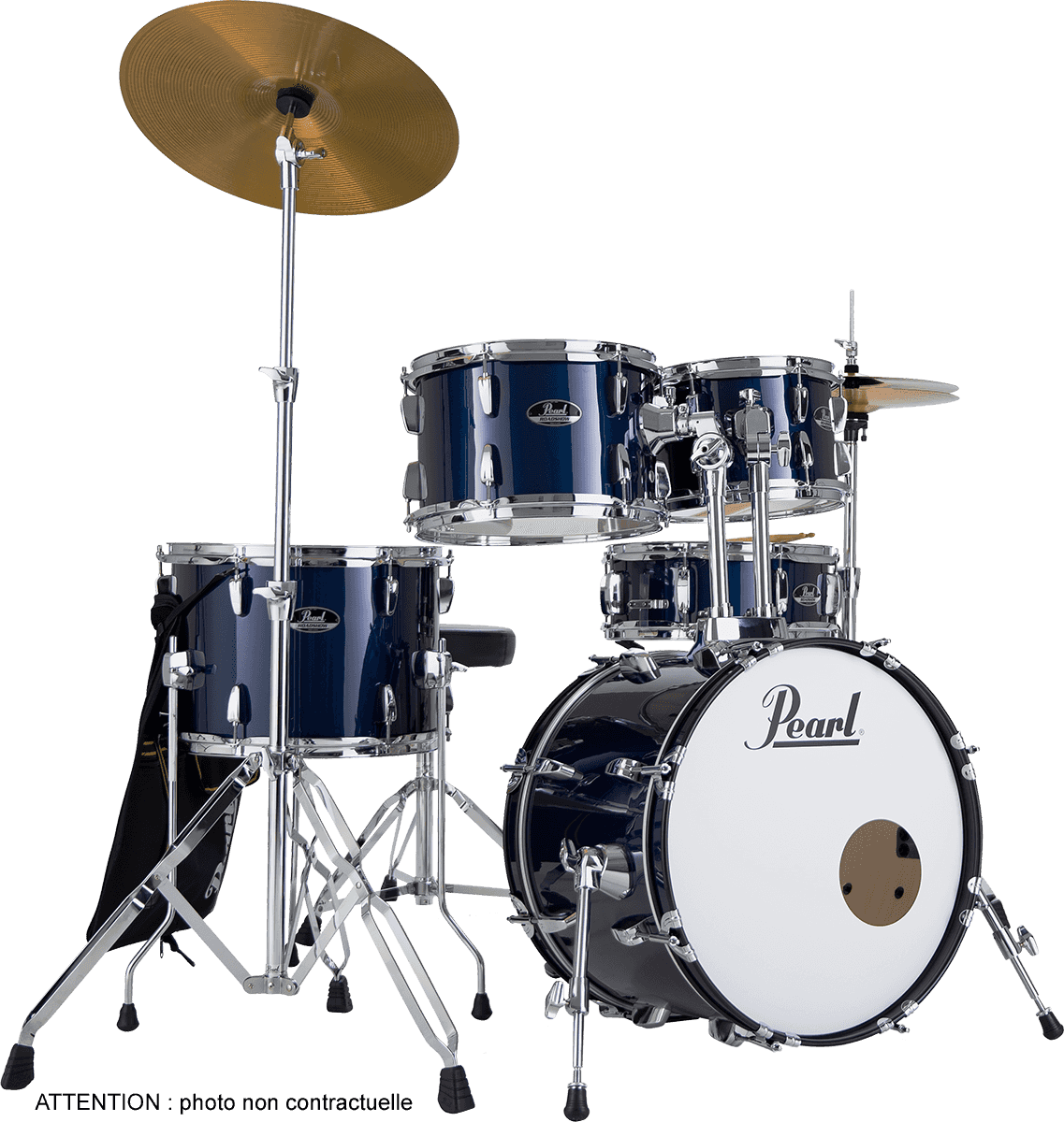 Pearl Roadshow Junior 18'' - 5 FÛts - Royal Blue Metallic - Junior Akustik Schlagzeug - Main picture