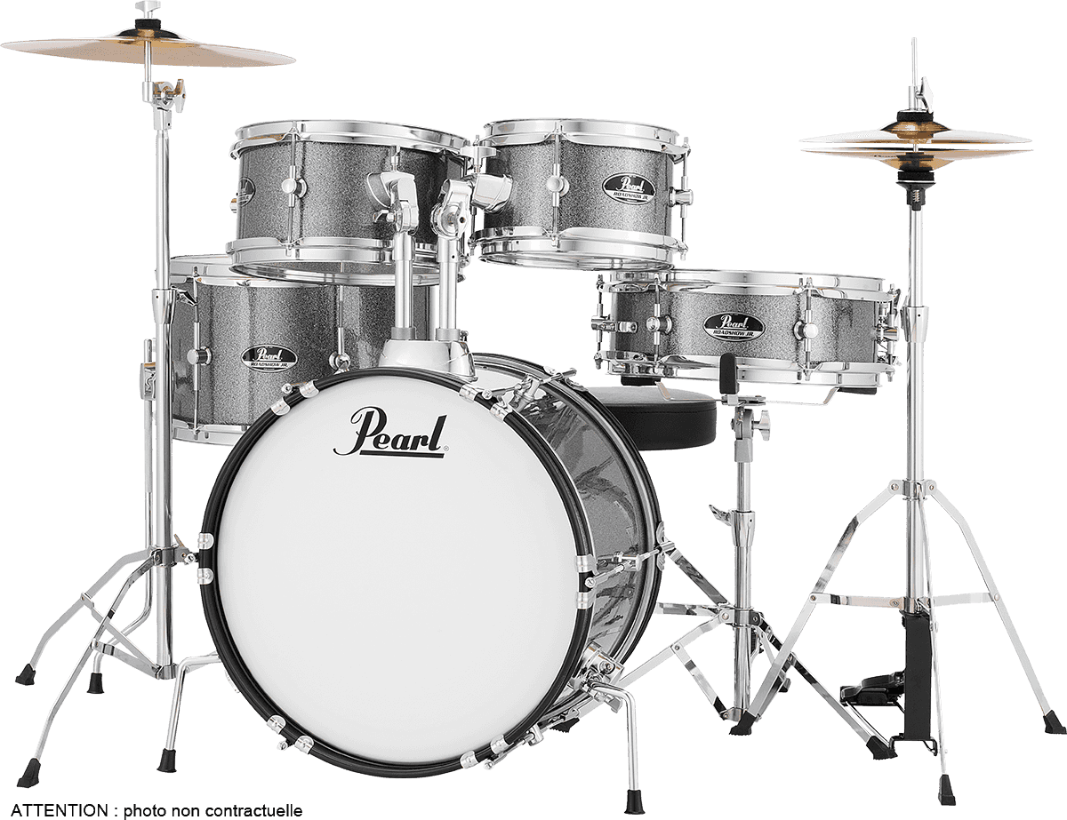 Pearl Roadshow Junior Kit 5 Futs 16 - 5 FÛts - Grindstone Sparkle - Junior Akustik Schlagzeug - Main picture