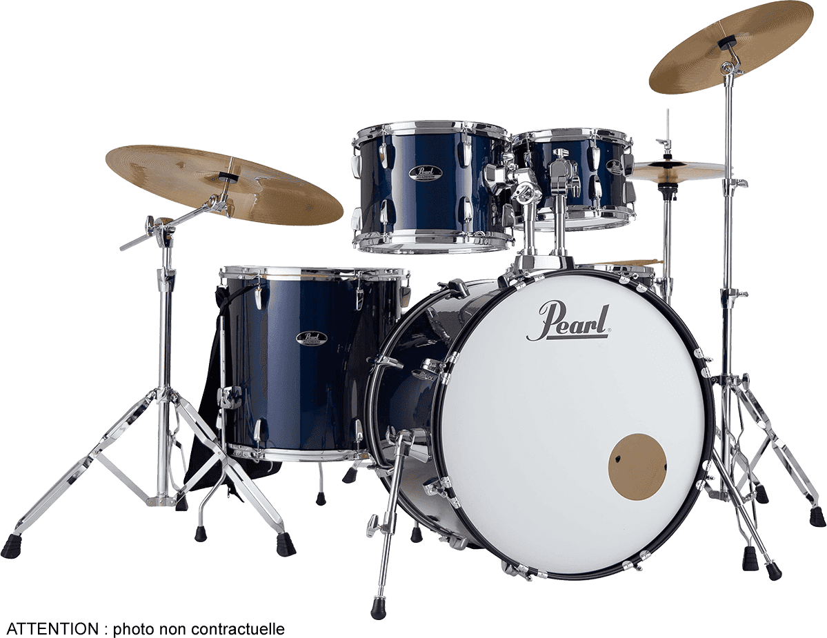 Pearl Roadshow Rock + B-50 + Pack Sabian Solar - Royal Blue Metallic - Akustik Schlagzeug Rock - Main picture