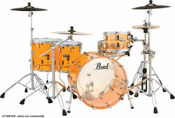 Akustik schlagzeug rock Pearl CRB524FPC-732 Crystal Beat 2TB Rock 22 - 4 kessel - Tangerine glass