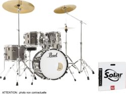 Junior akustik schlagzeug Pearl Roadshow Plus Junior 18'' + Pack Sabian Solar 3 Cymbales - 5 kessel - Bronze metallic