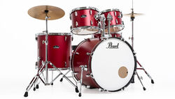 Akustik schlagzeug rock Pearl Roadshow Rock 22'' - 5 kessel - Matte red