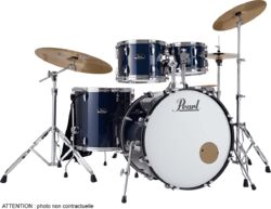 Akustik schlagzeug rock Pearl Roadshow Rock + Pack B-50 + Set Sabian Solar - Royal Blue Metallic