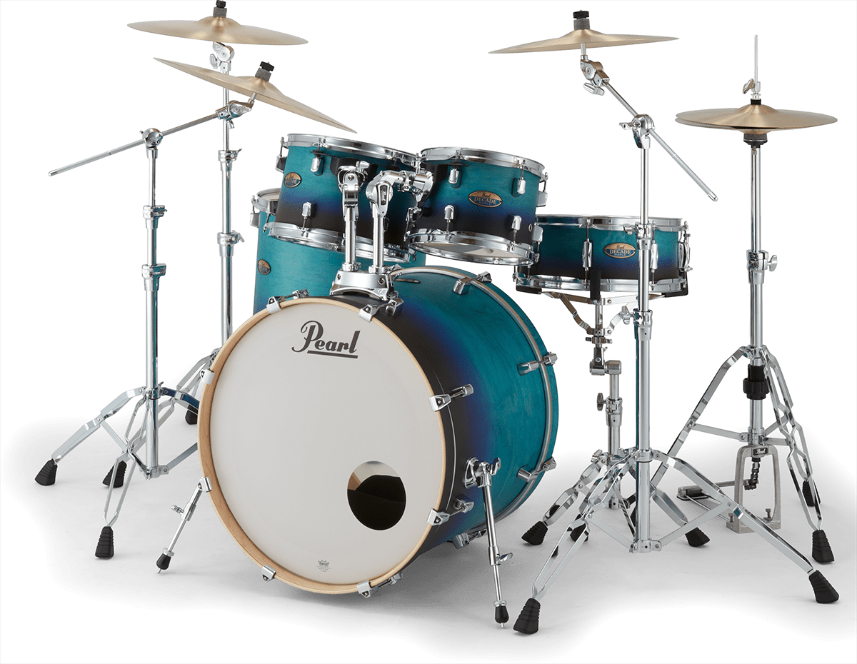 Pearl Decade Maple Stage 22 - Azure Daybreak - 5 FÛts - Azure Daybreak - Akustik Schlagzeug Rock - Variation 2