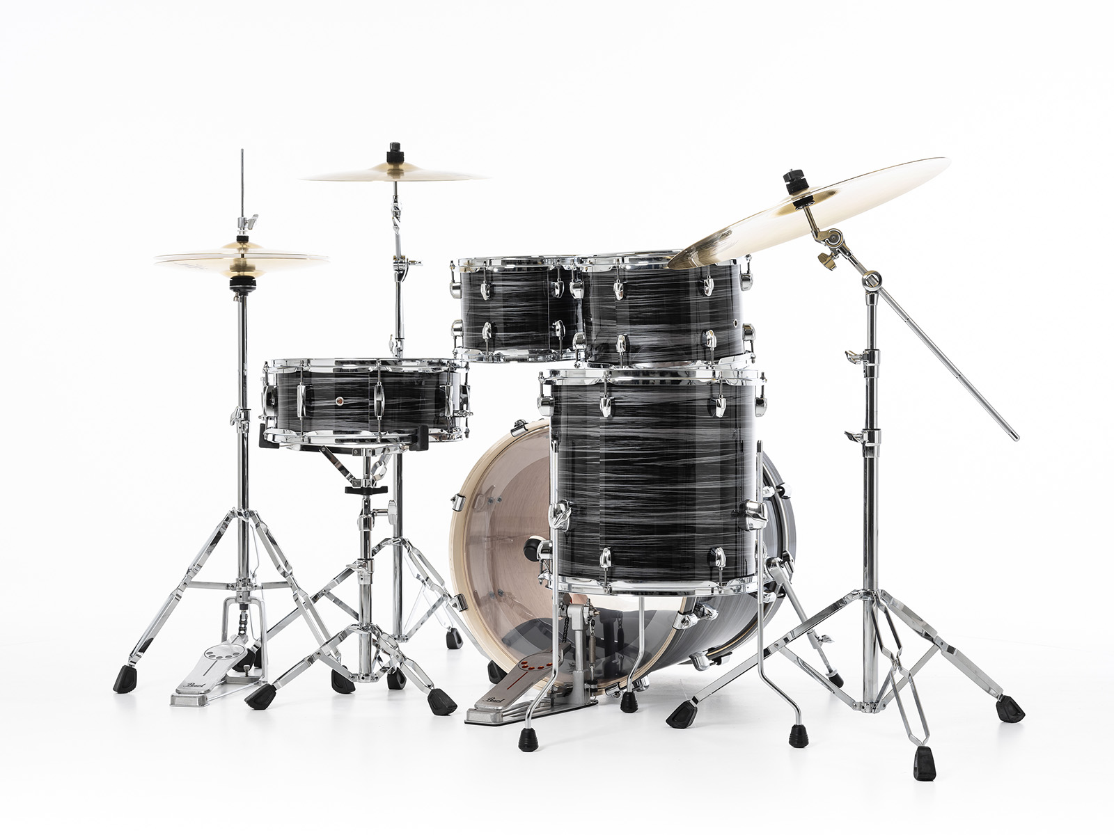 Pearl Export Fusion 20 - Graphite Silver Twist - Akustik Schlagzeug Fusion - Variation 2