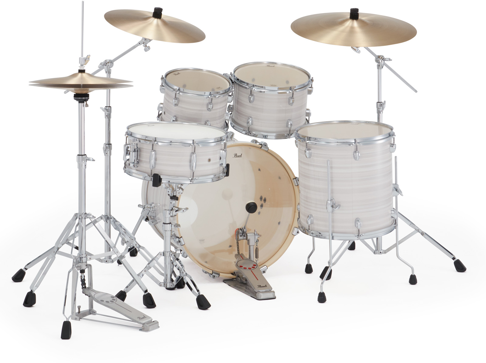 Pearl Export Fusion 20'' - 5 FÛts - Slipstream White - Akustik Schlagzeug Fusion - Variation 2