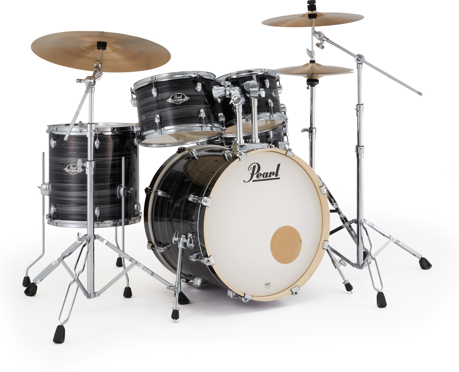 Pearl Export Fusion 20'' - 5 FÛts - Graphite Silver Twist - Akustik Schlagzeug Fusion - Variation 2