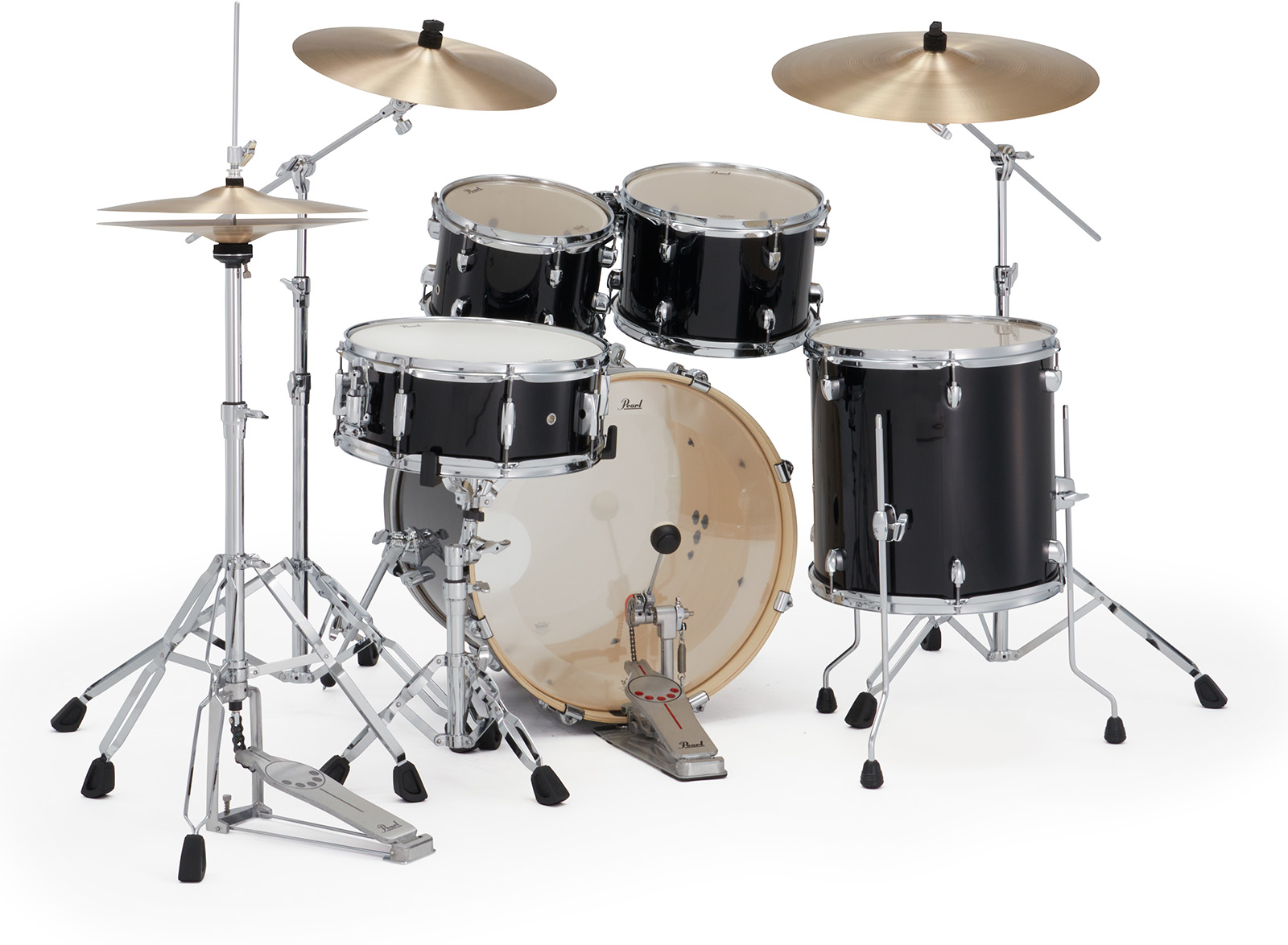 Pearl Export Fusion 20'' - 5 FÛts - Jet Black - Akustik Schlagzeug Fusion - Variation 2