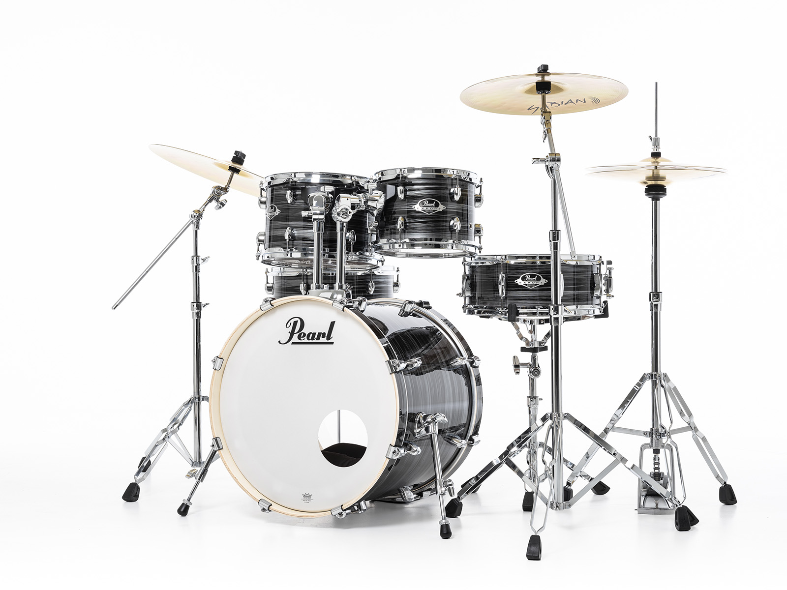 Pearl Export Fusion 20 - Graphite Silver Twist - Akustik Schlagzeug Fusion - Variation 3