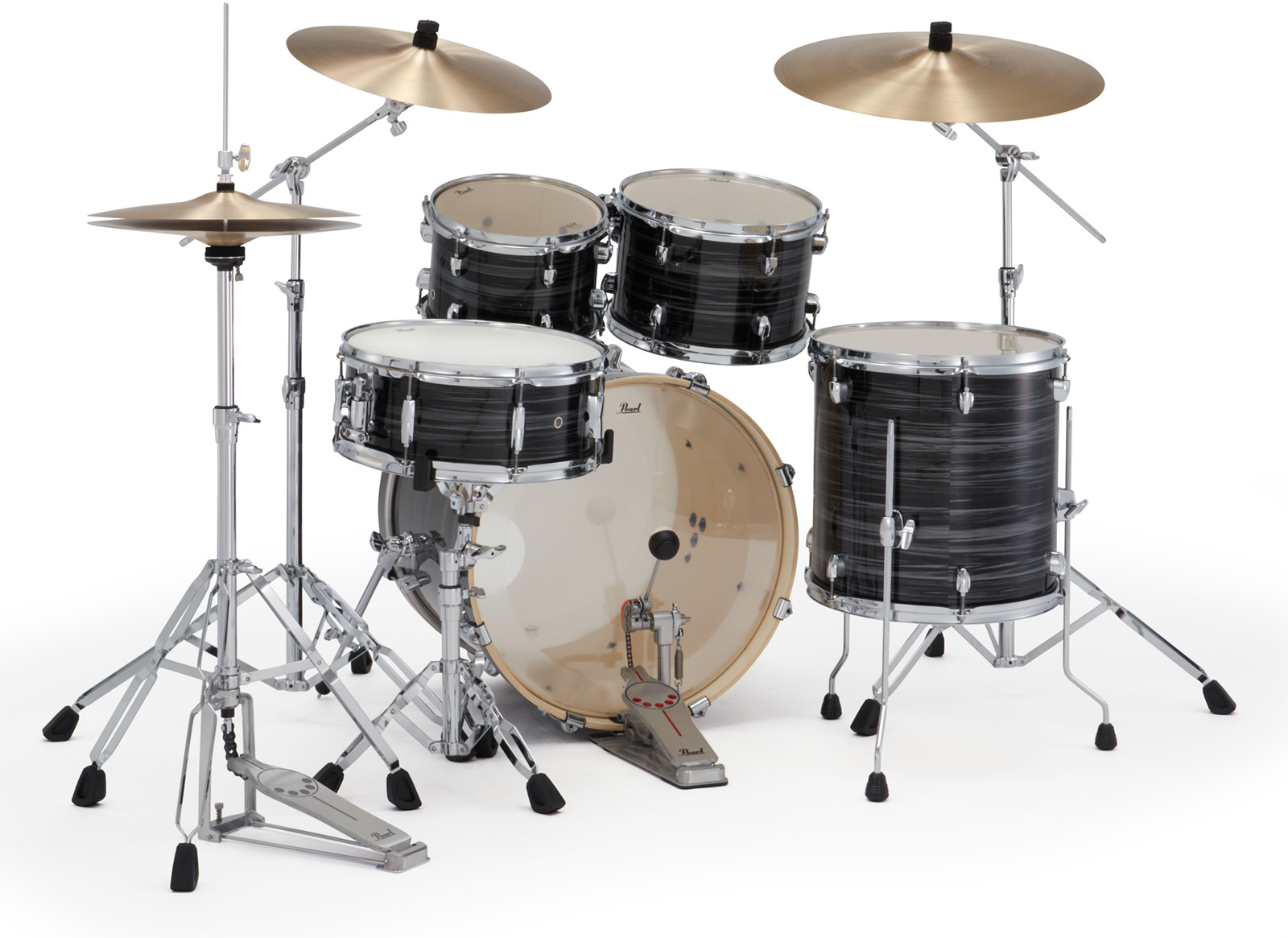 Pearl Export Fusion 20'' - 5 FÛts - Graphite Silver Twist - Akustik Schlagzeug Fusion - Variation 3