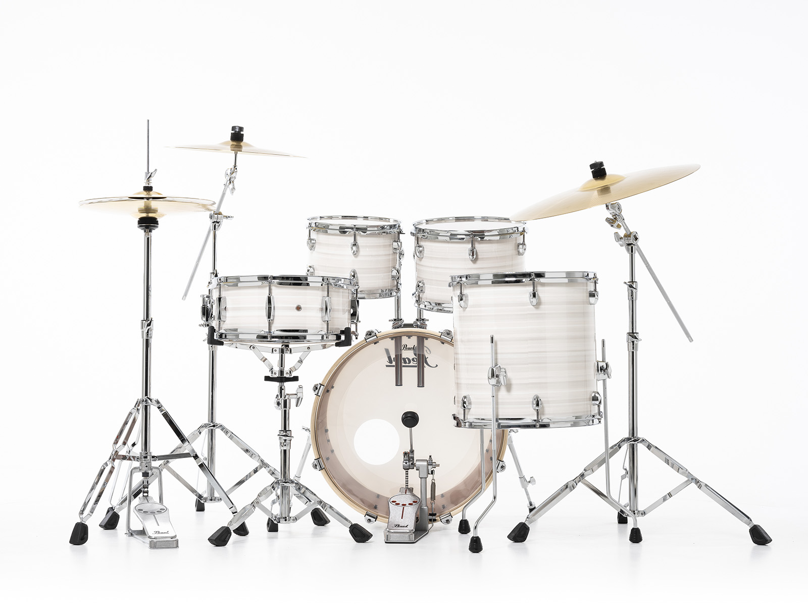 Pearl Export Fusion 20 - Slipstream White - Akustik Schlagzeug Fusion - Variation 4