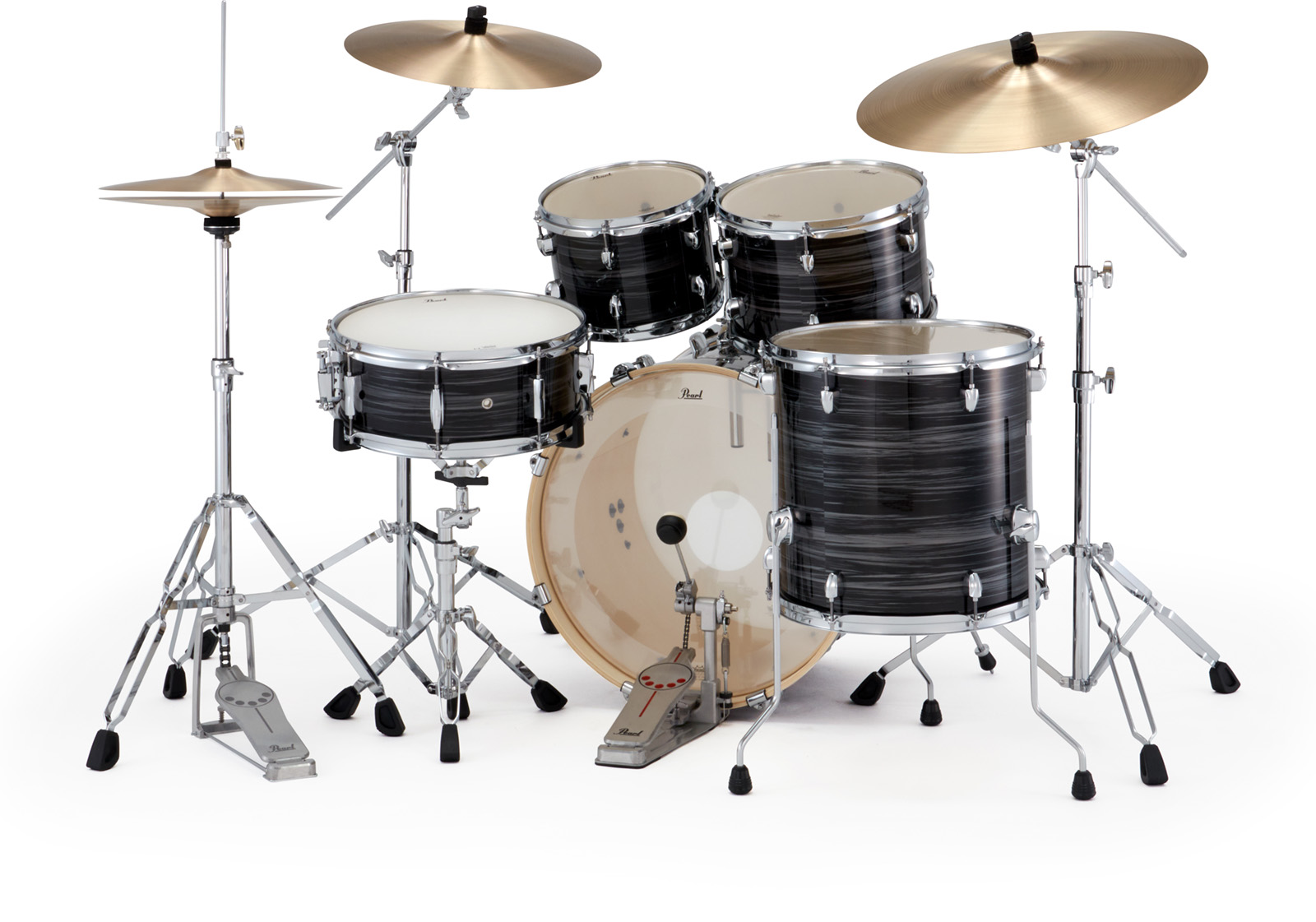 Pearl Export Fusion 20'' - 5 FÛts - Graphite Silver Twist - Akustik Schlagzeug Fusion - Variation 4